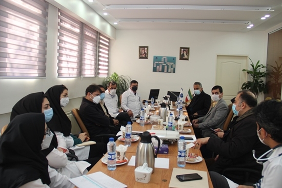 برگزاری جلسه مشترک بیمارستان شریعتی و بیمارستان امام خمینی (ره)  